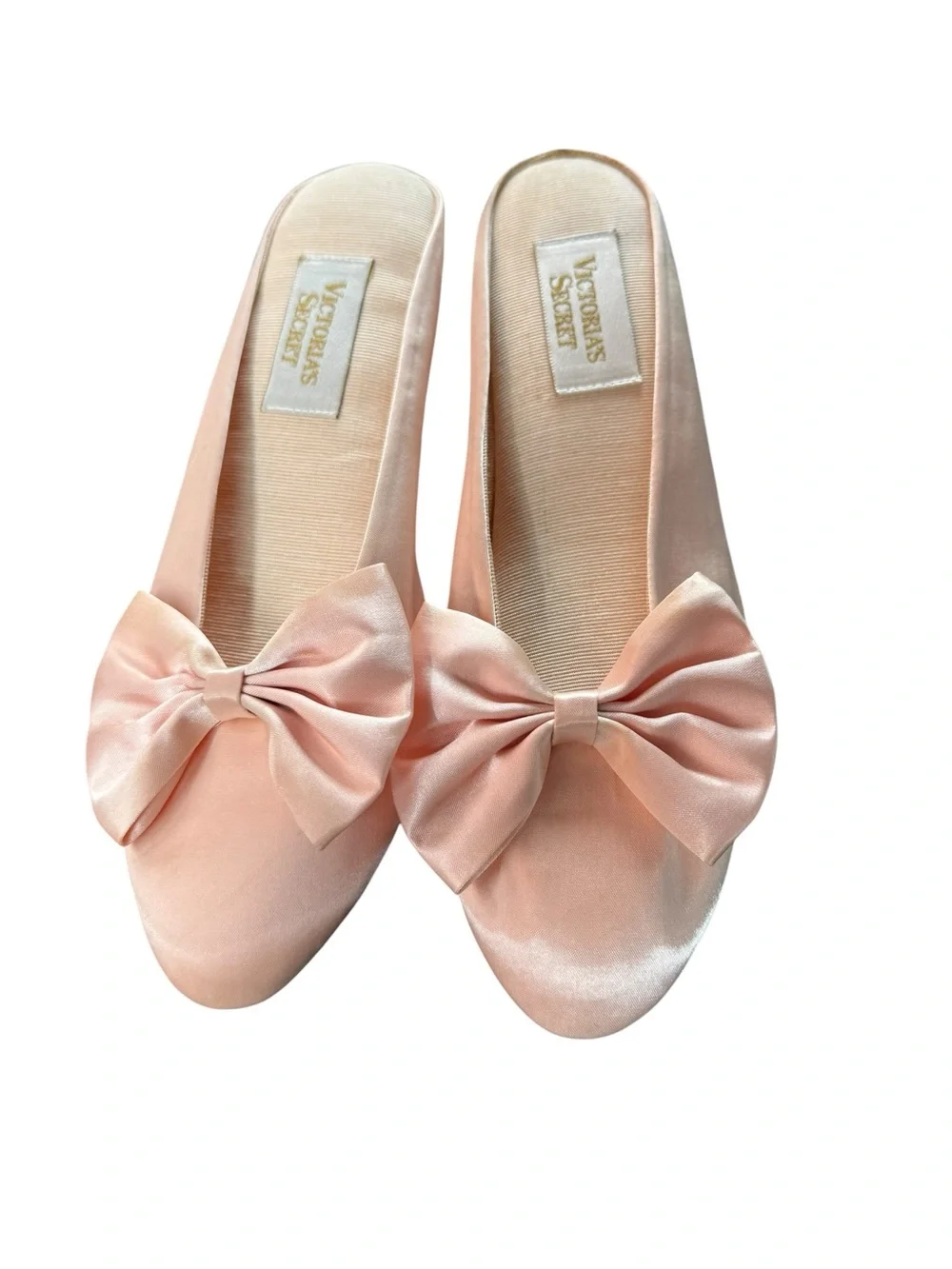 vintage Victoria's Secret Westgate satin slippers size 7/8